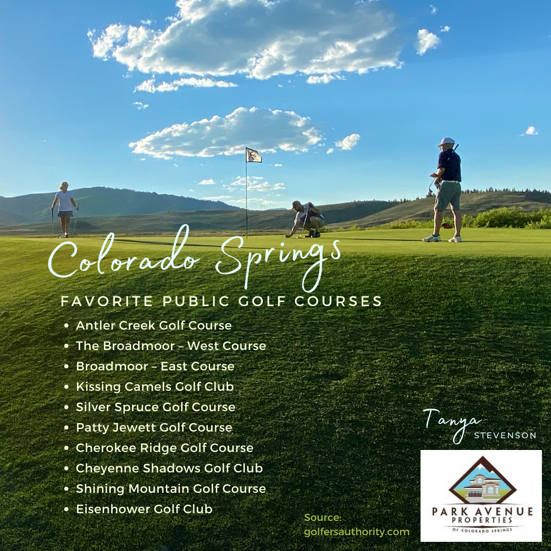 Colorado Springs #39 Best Golf Courses Park Avenue Properties