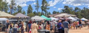 Black Forest Farmers Market with local vendors in Colorado