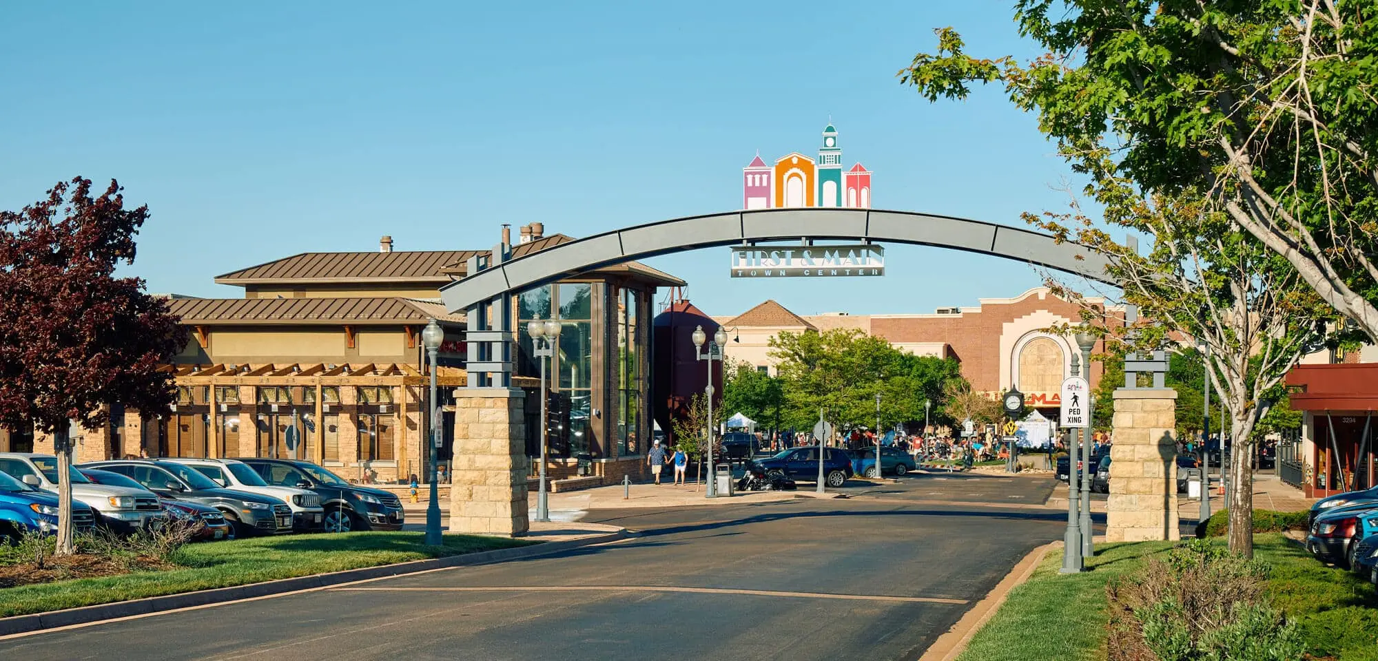 First & Main Town Center shopping area in Colorado Springs